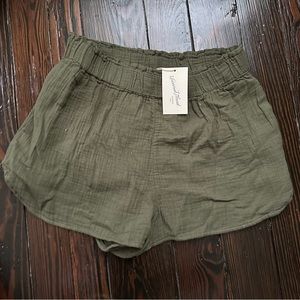 Olive green shorts